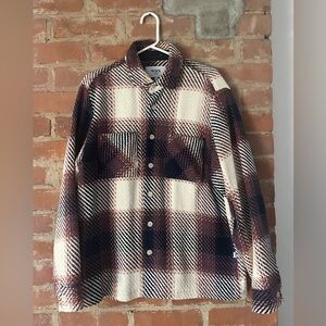 Wax London Whiting Overcoat in Rust Ombré